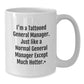 Funny General Manager Gifts for Him - Unique White Coffee Mug, I'm A Hot General Manager Quote, Perfect General Manager Christmas Unique Gift - Additional