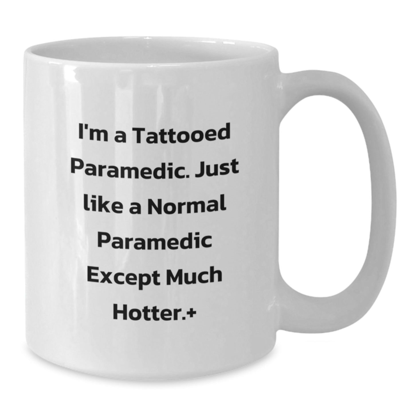 Funny Rescue Worker Gifts for Men from Friends, Unique Christmas Unique Gifts for Rescue Worker Enthusiasts, White Coffee Mug with I'm A Tattooed Rescue Worker Quote - Additional