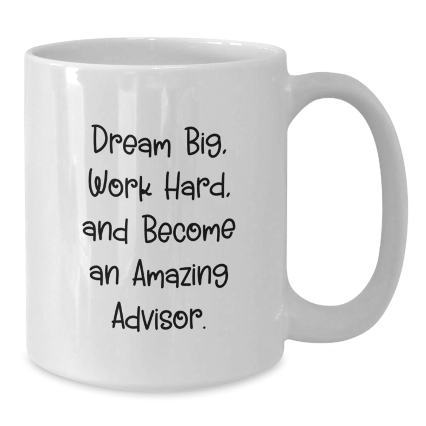 Funny Advisor Quotes Gifts from Men Women Friends Coworkers Family to Advisor Men Women Friends Coworkers Family White Coffee Mug for Christmas Morning - Additional