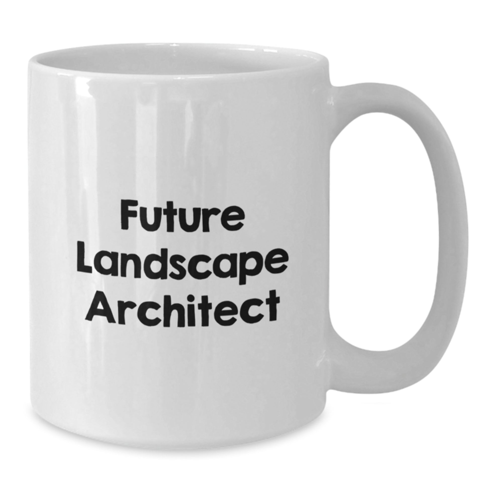 Funny Landscape Architect Gifts from Friends for Men - Future Landscape Architect White Coffee Mug, Christmas Unique Mug - Additional