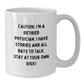 Funny Physician Gifts for Graduation - 'Caution: I'm A Retired Physician... Stay At Your Own Risk!' Quote White Coffee Mug for Friends, Family, or Coworkers - Additional