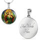 Saint Christopher Necklace or Keychain, Patron Saint of Travelers Jewelry, Catholic Travel Protection Pendant