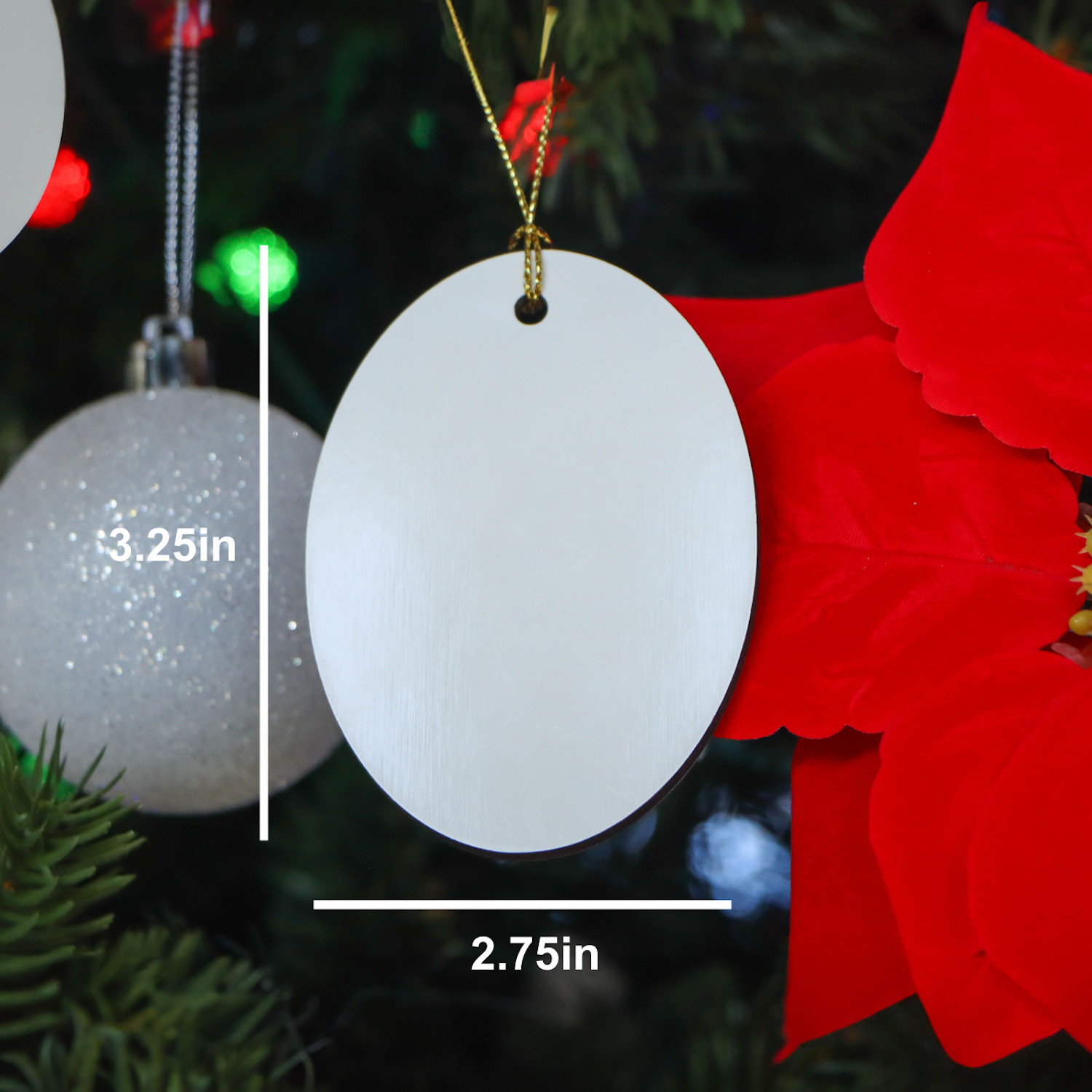 Funny Certified Substitute Teacher Oval Ornament Gifts from Family for Christmas - Image 2