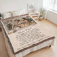 Personalized Grandpas Dad Blanket, Custom Grandpa Gift with Kids Name, Father’s Day Gift from Kids, Sentimental Gift for Dad, Custom Family