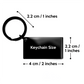 Funny President Quote Keychain, Gifts from Men to President, Unique Keychain for President on Mother's Day, Engraved Stainless Steel with Black Color, 1.57 x 0.87 inches - Image 4