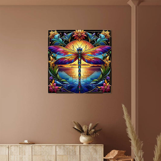 Metal Dragonfly Sign