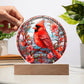 Personalized Cardinal Acrylic Plaque