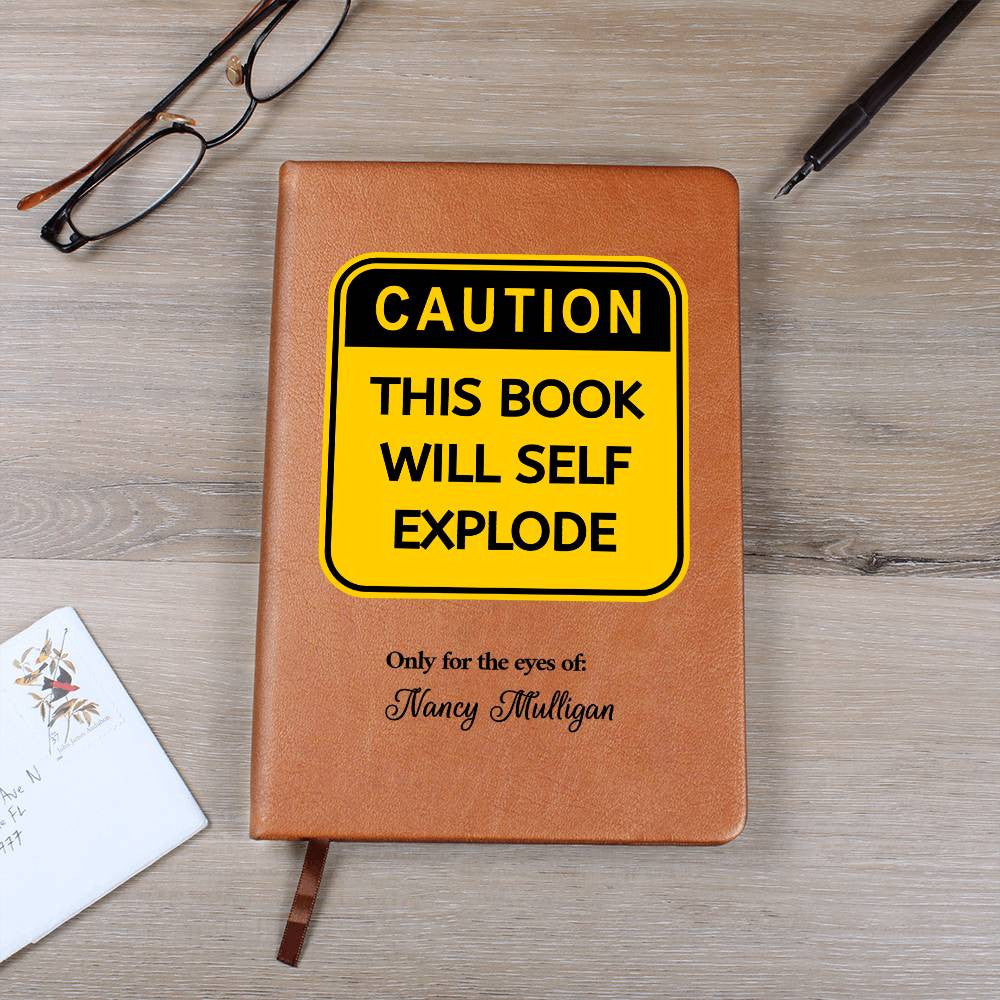 Personalized Caution Mental Health Gift