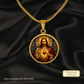 Sacred Heart of Jesus Necklace or Keychain, Catholic Necklace, Christian Jewelry, Religious Keepsake Gift