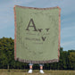 Personalized Monogram Family Name Blanket