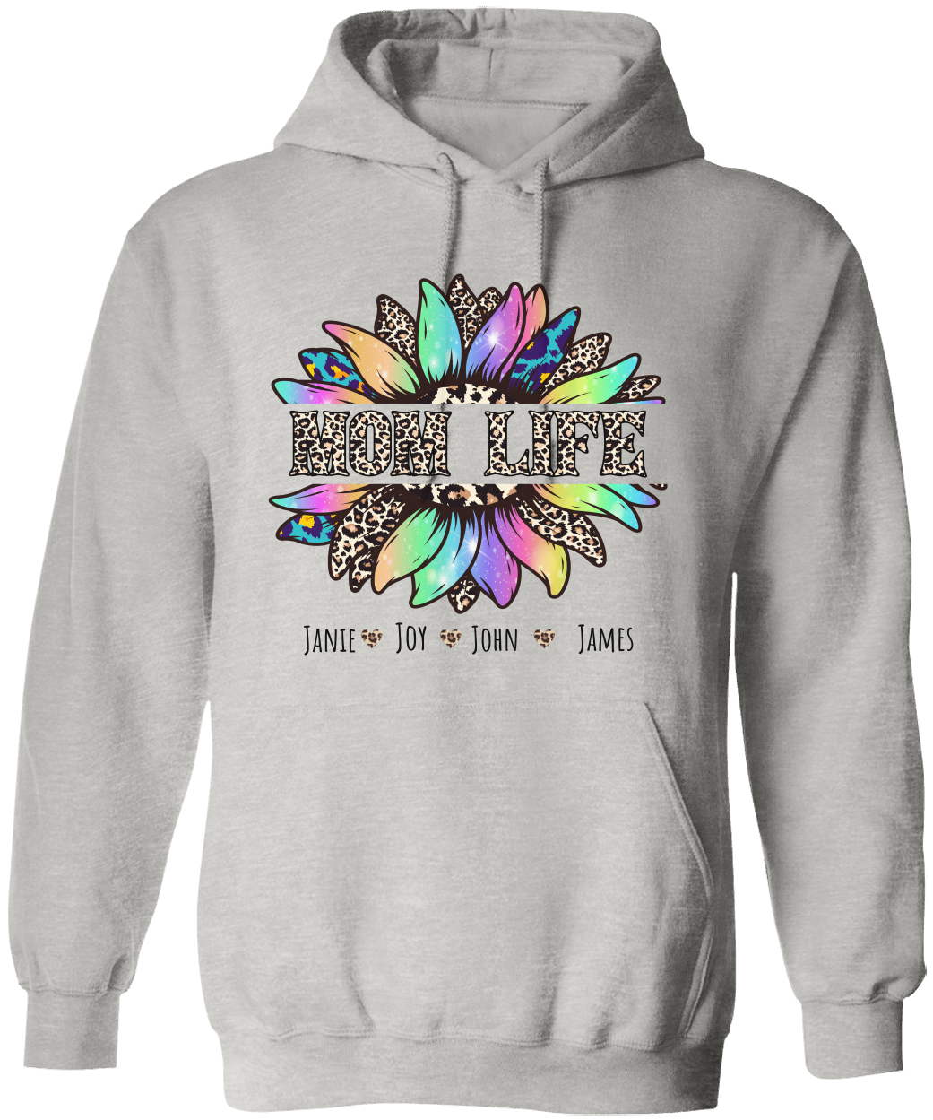 Personalized Mom Life Hoodie