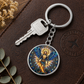 Archangel Michael Necklace or Keychain, Saint Michael Catholic Necklace, Protection Jewelry, Religious Keepsake Gift