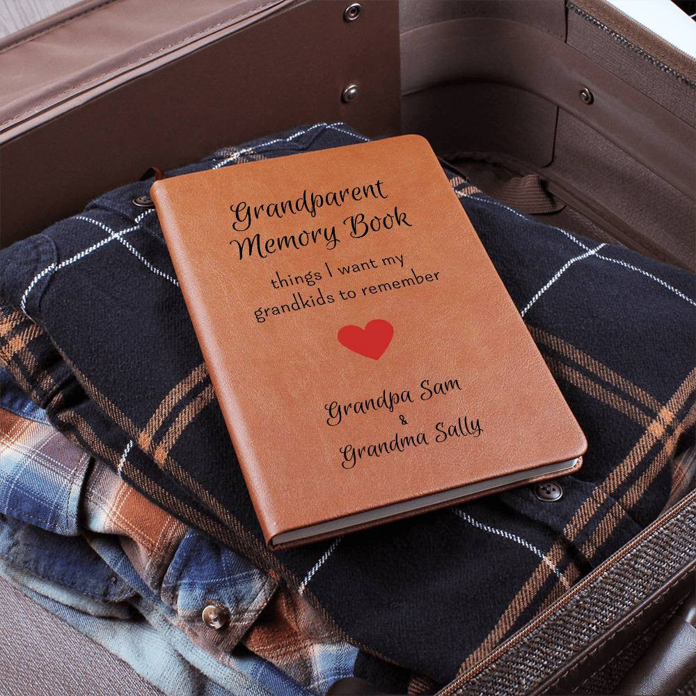 Personalized Grandparent Memory Book Journal