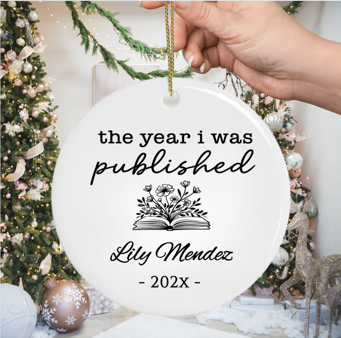 Personalized Author Plaque, The Year I Was Published, Custom Published Author Gift, New Writer Keepsake, Bestselling Book, Literary Gift