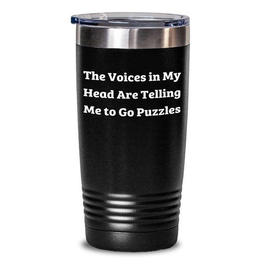 Funny Puzzles Quotes Gifts for Men from Family - Tumbler to Keep Drinks Hot or Cold - 20oz or 30oz capacity - Main