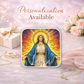 Our Lady of Grace Necklace or Keychain, Blessed Virgin Mary Catholic Jewelry, Marian Faith Pendant Gift