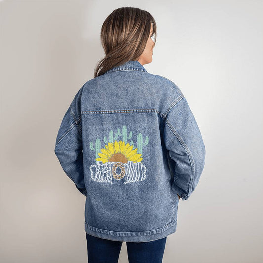 Custom Country Western Jean Jacket