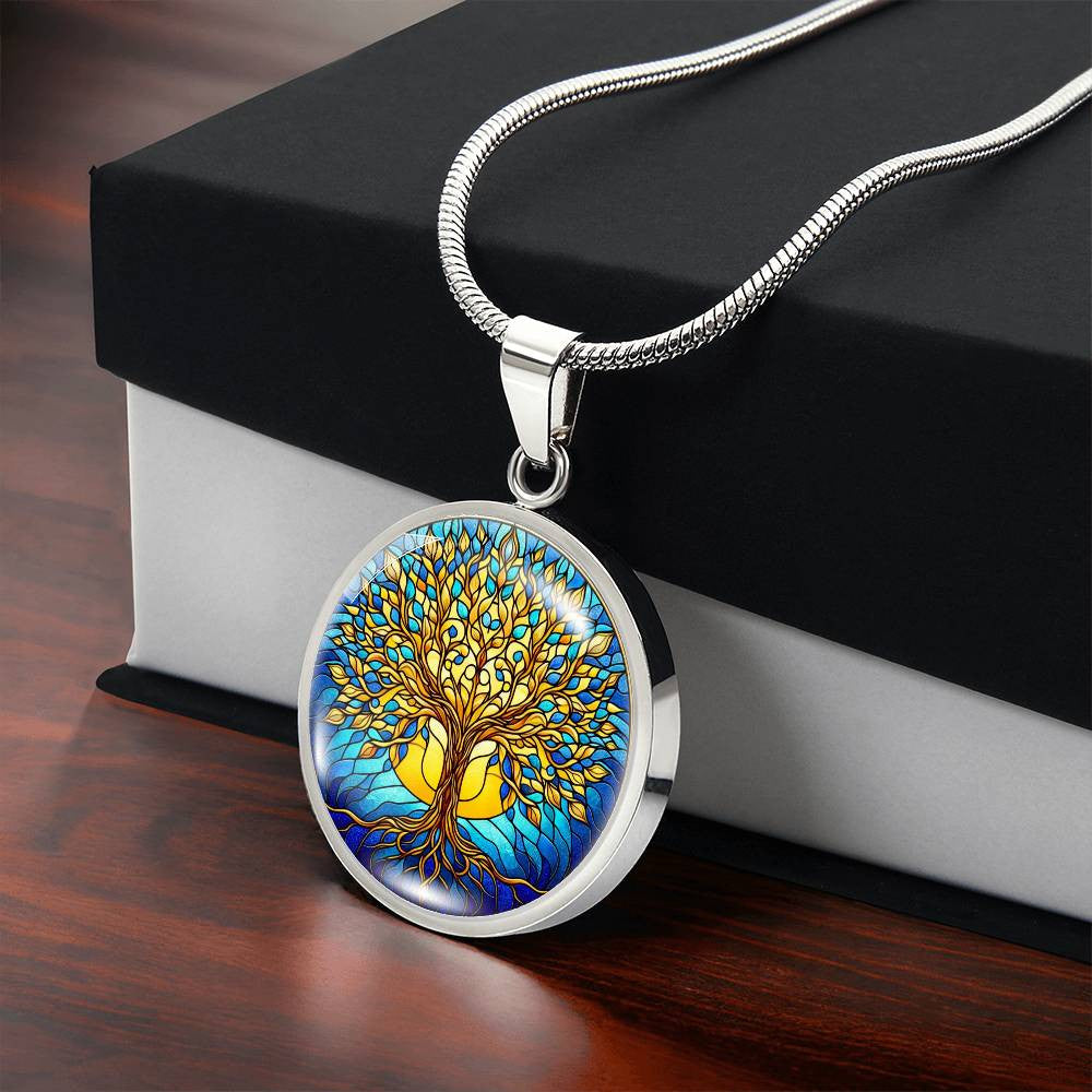 Stained Glass Jewelry - Necklace and Bangle