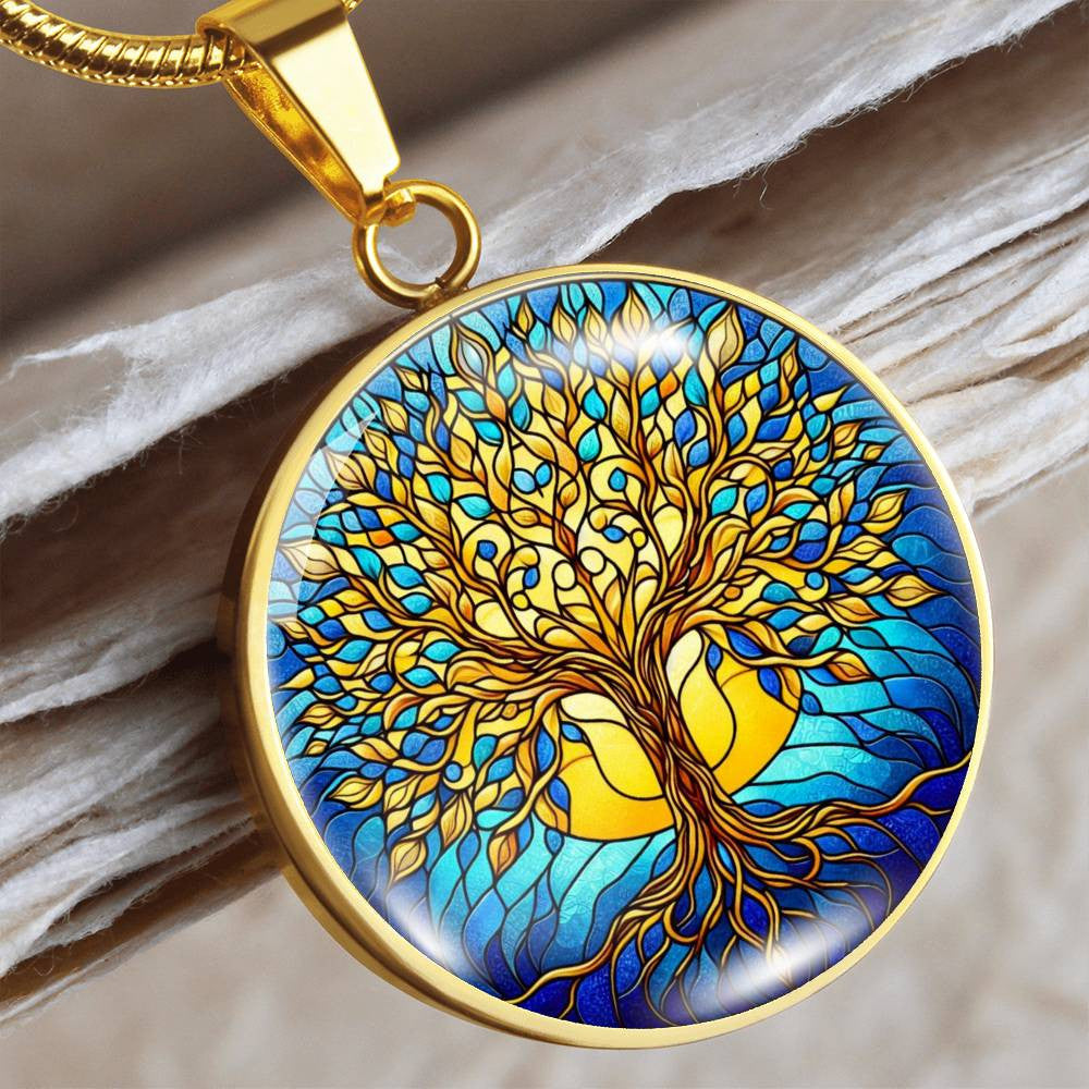 Stained Glass Jewelry - Necklace and Bangle