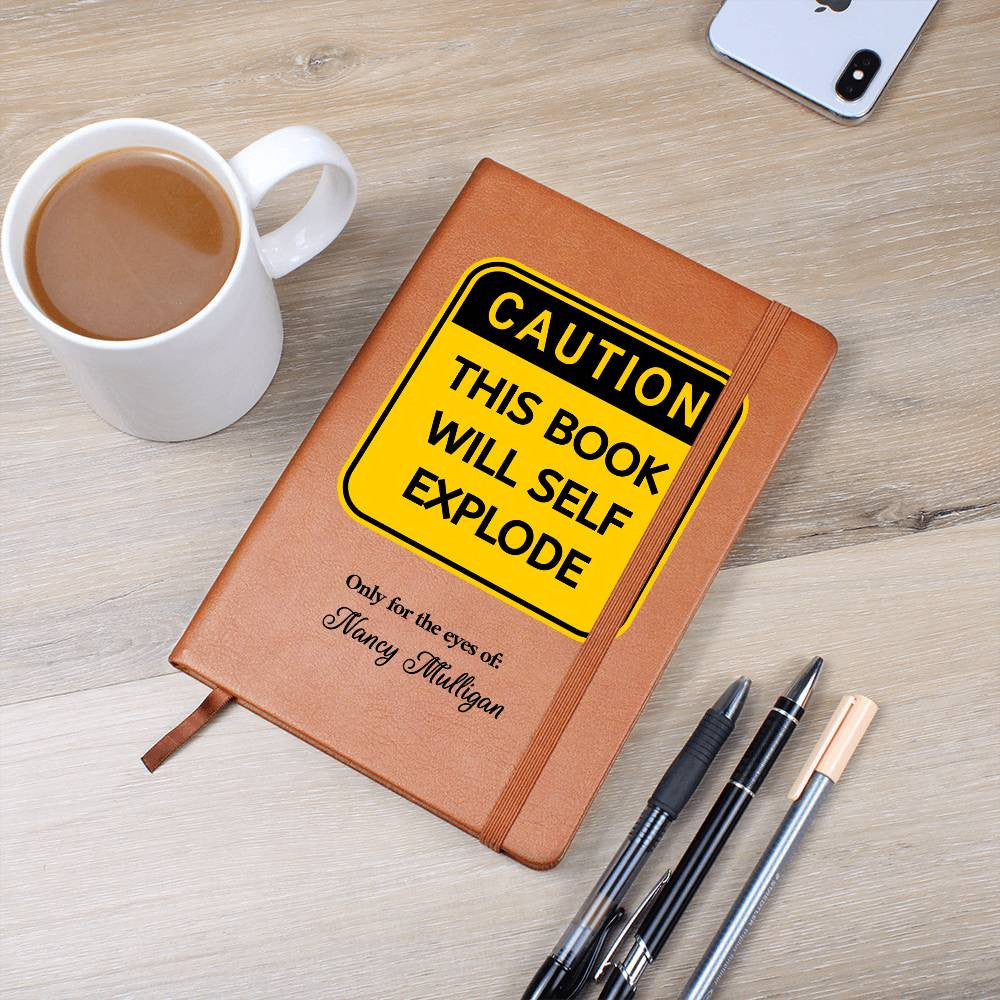 Personalized Caution Mental Health Gift