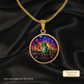 250 Years of Freedom Necklace or Keychain Stained Glass Style Statue of Liberty Independence Hall Patriotic USA Commemorative Limited Edition