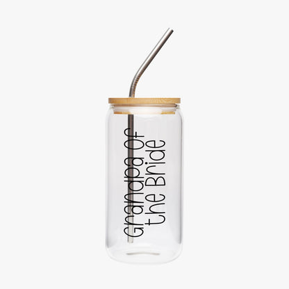 Grandpa Of The Bride Tumbler with Bamboo Lid