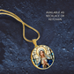 Virgin Mary Necklace or Keychain, Catholic Necklace for Women, Marian Jewelry Gift, Christian Gift for Her, Religious Pendant