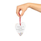 Stay Strong Wooden Heart Ornament