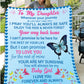 Daughter Wherever Your Journey May Take You Fleece Blanket