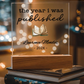 Personalized Author Ornament, The Year I Was Published, Custom Published Author Gift, New Writer Christmas Ornament Keepsake, Bestselling