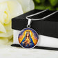 Immaculate Heart of Mary Necklace or Keychain, Catholic Marian Jewelry, Blessed Virgin Mary Pendant, Christian Faith Gift