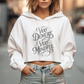 Very Demure Very Mindful Lightweight Crop Hoodie