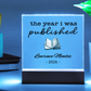 Personalized Author Ornament, The Year I Was Published, Custom Published Author Gift, New Writer Christmas Ornament Keepsake, Bestselling