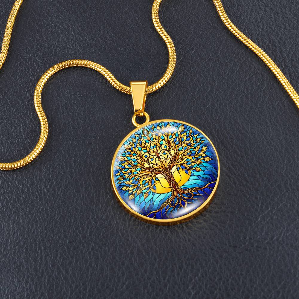 Stained Glass Jewelry - Necklace and Bangle