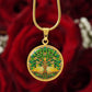 Stained Glass Tree of Life Jewelry - Silver and Gold
