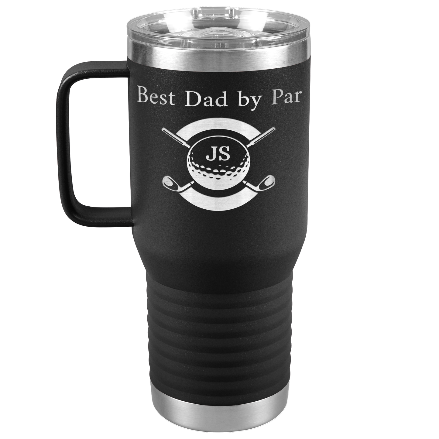 Monogramed Golf Ball Tumbler Gift for Dad