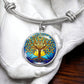 Stained Glass Jewelry - Necklace and Bangle