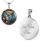 Virgin Mary Necklace or Keychain, Mary and Baby Jesus Jewelry, Catholic Necklace for Women, Christian Gift, Religious Pendant