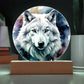 Watercolor White Wolf Gift