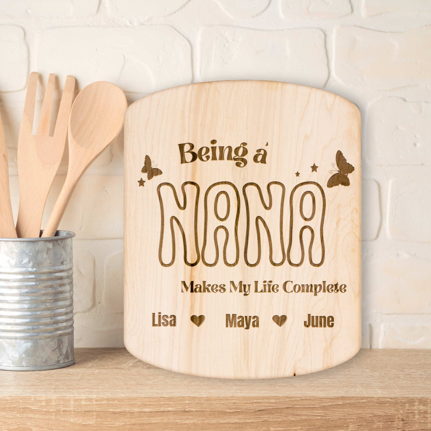 Personalized Nana Cutting Board