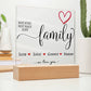 Personalized Step Family Plaque