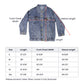 Unisex Puerto Rico Pa' Que Tu Lo Sepas Flag Denim Jacket