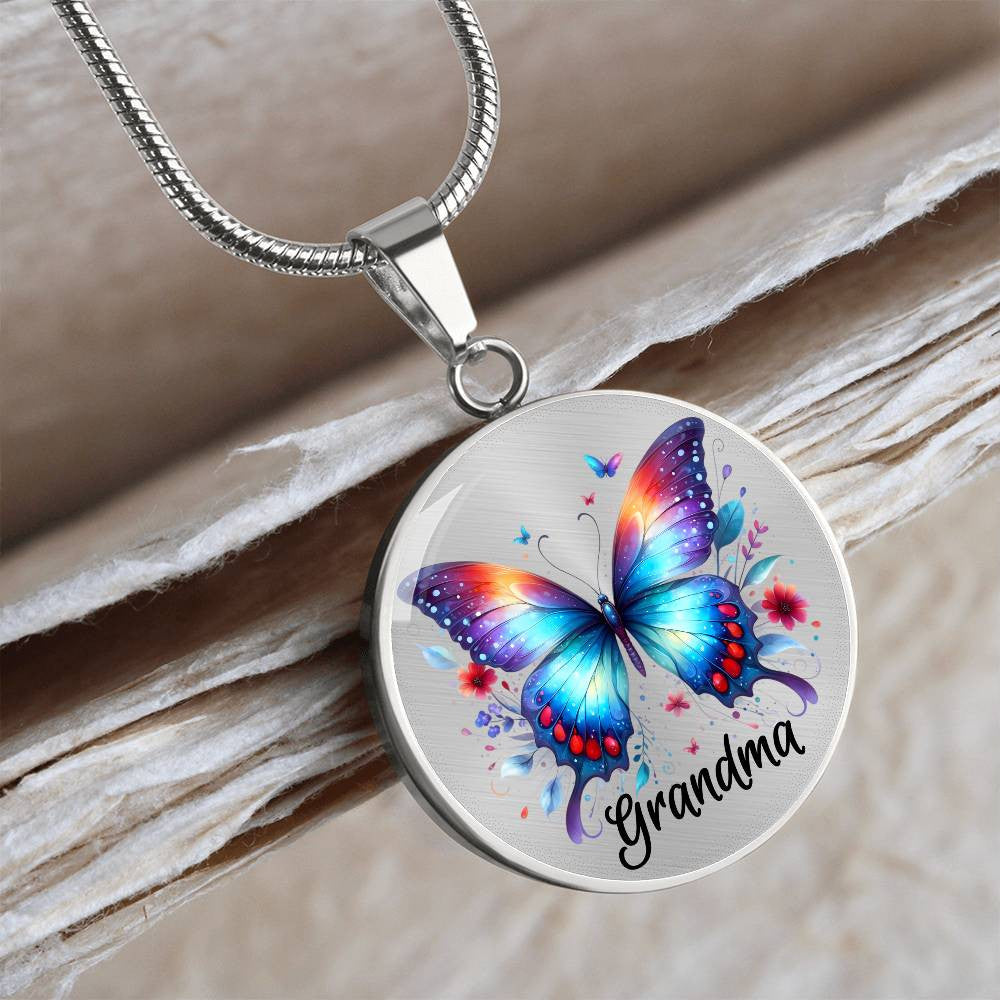 Silver Butterfly Necklace