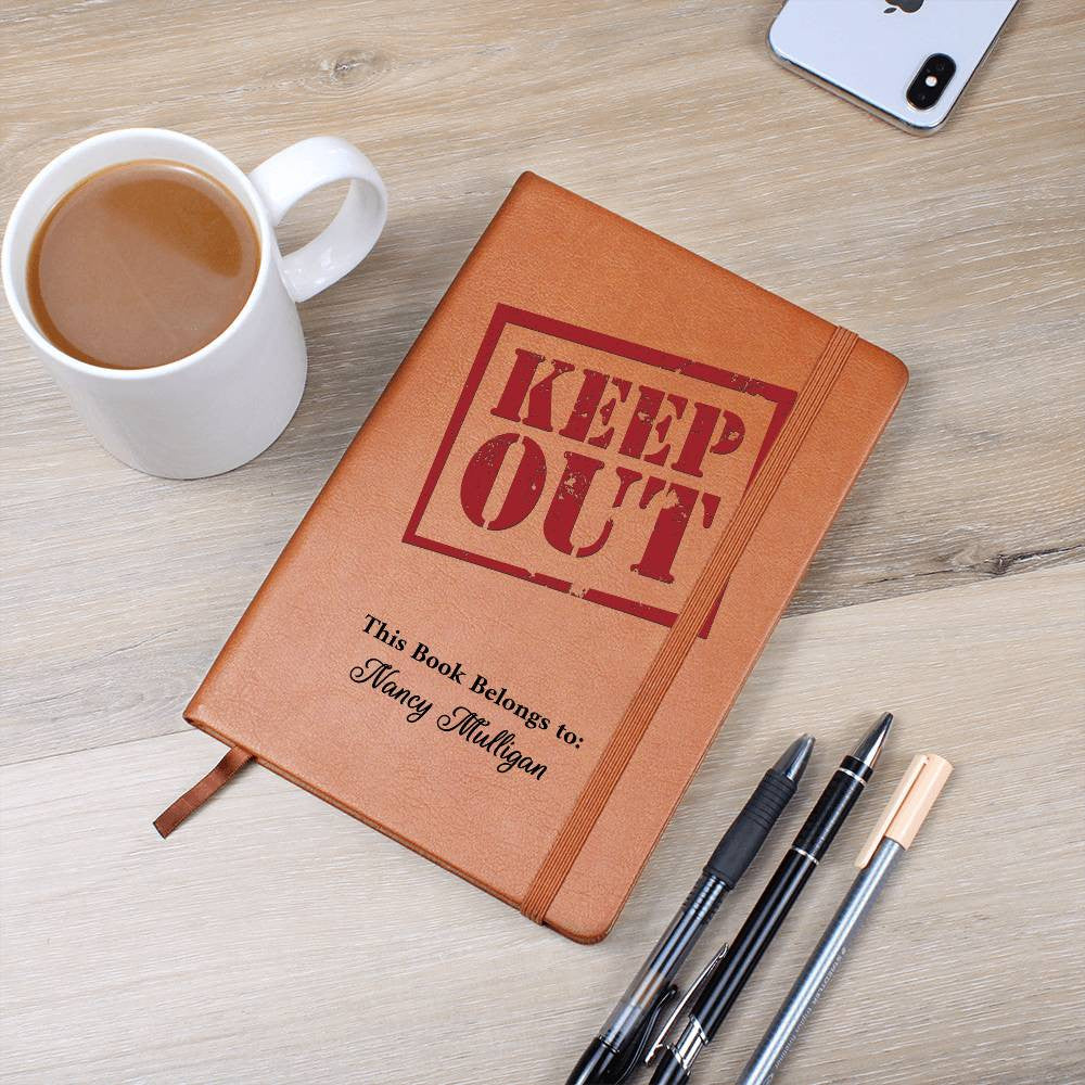 Personalized Keep Out Self Care Journal