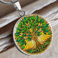 Stained Glass Tree of Life Jewelry - Silver and Gold