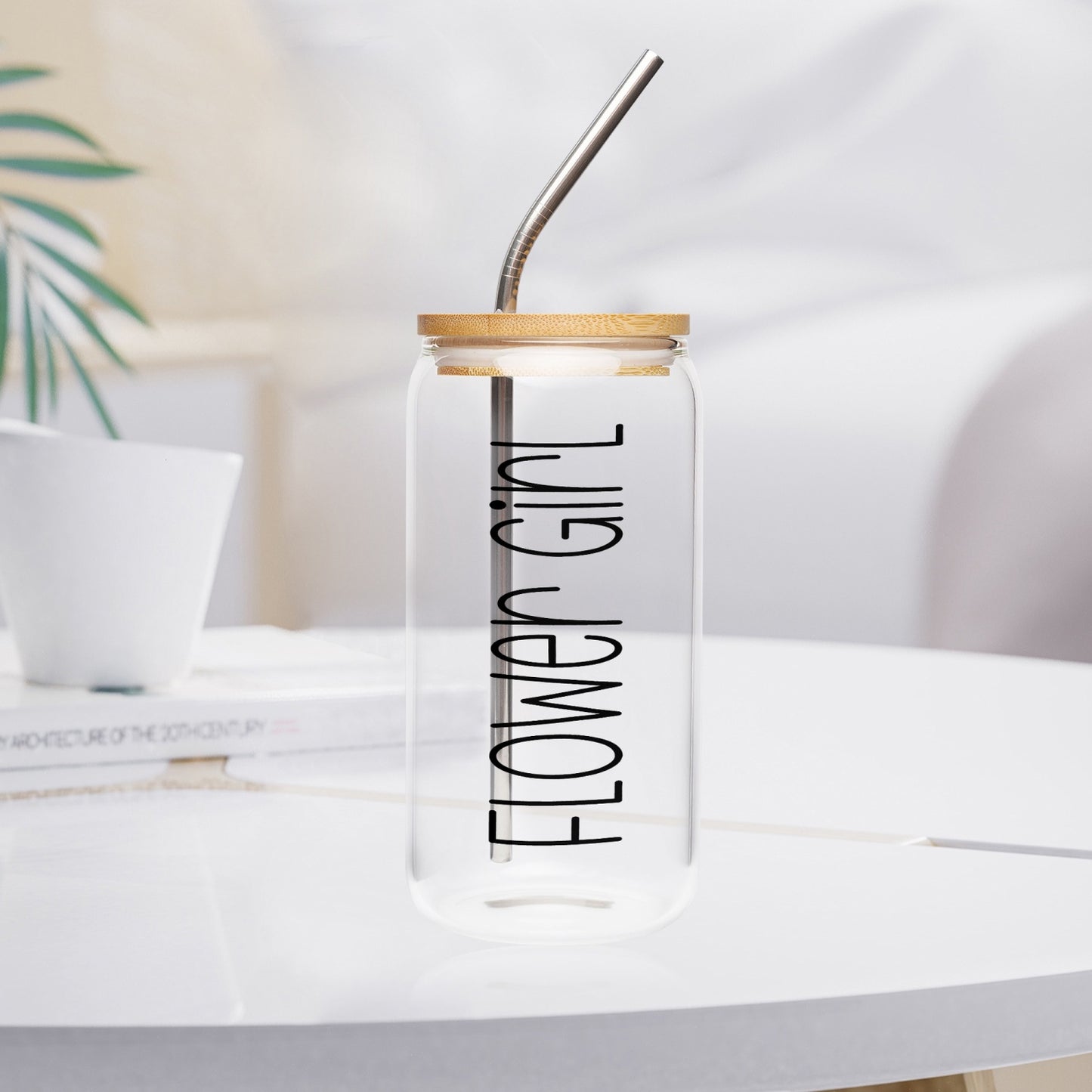 Flower Girl Tumbler with Bamboo Lids