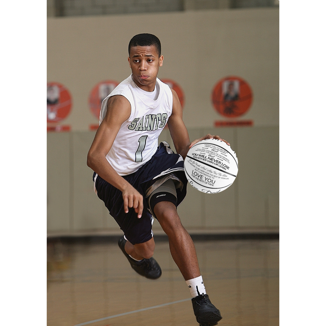 Son Love Dad Basketball - Four Panel Printed