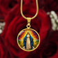 Our Lady of Grace Necklace or Keychain, Blessed Virgin Mary Catholic Jewelry, Marian Faith Pendant Gift