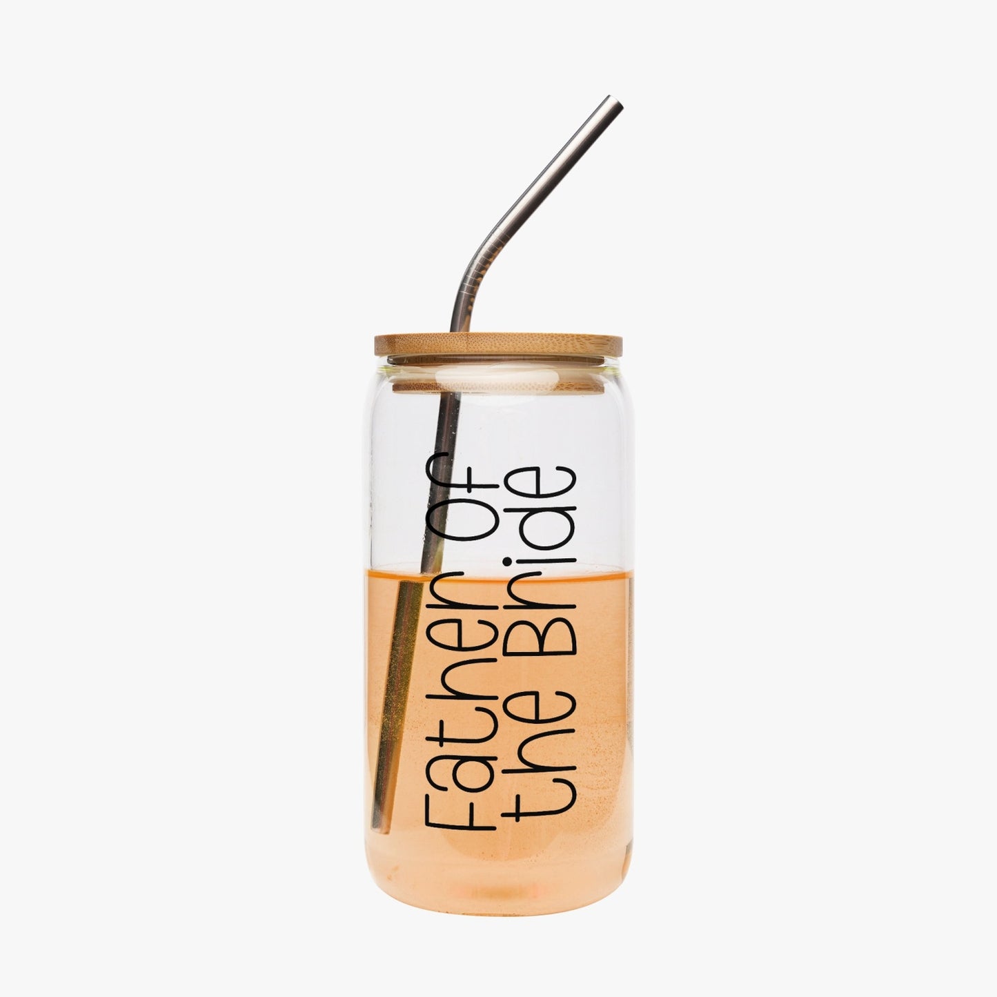 Father of the Bride Tumbler with Bamboo Lid