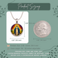 Our Lady of Grace Necklace or Keychain, Blessed Virgin Mary Catholic Jewelry, Marian Faith Pendant Gift